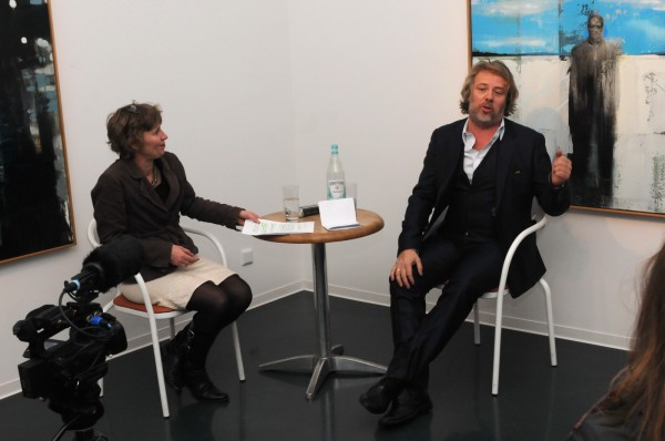Kenneth Blom · maerz Contempozrary Berlin Artist talk with Nicola Kuhn from Der Tagesspiegel · 2011