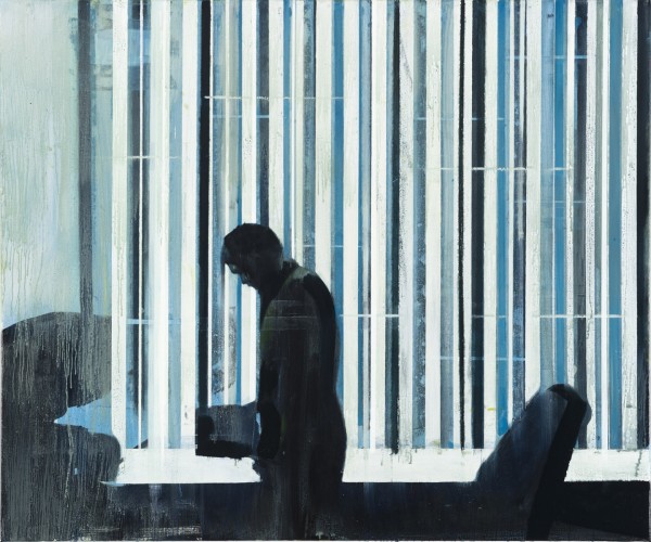 Kenneth Blom · Hvite striper 2 · 2012 · 100 x 120 cm