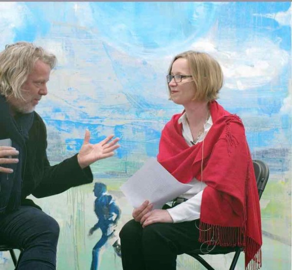 Kenneth Blom · Artist talk with Nicola Kuhn.Artdirector Tagesspiegel,Berlin · 2017