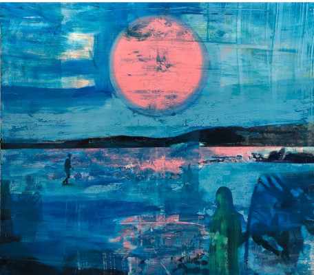 Kenneth Blom · pink sky · 2019 · 150 x 170 cm