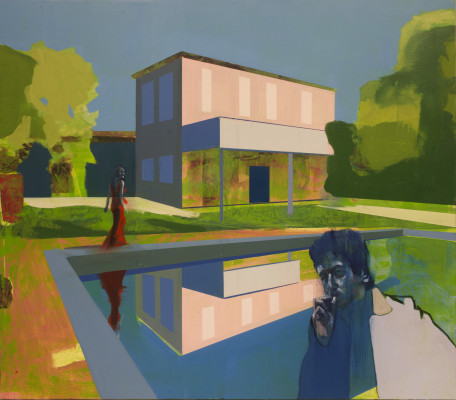 Kenneth Blom · `Antibes`. Luisa Catucci gallery · 2019 · 140 x 160 cm