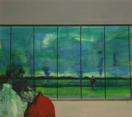 Kenneth Blom · Red figure Gallery Birch/Copenhagen · 2020 · 140 x 160 cm