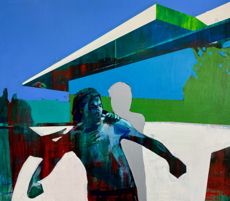 Kenneth Blom · Rebell. Galleri Haaken · 2020 · 160 x 140 cm