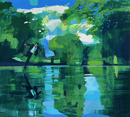 Kenneth Blom · The Pond · 2020 · 170 x 190 cm