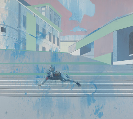 Kenneth Blom · The fear · 2024 · 170 x 190 cm