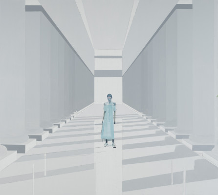 Kenneth Blom · Blue Lady · 2024 · 170 x 190 cm