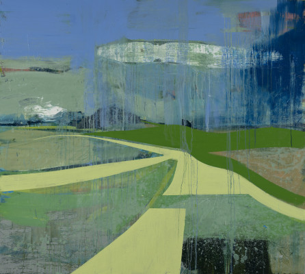 Kenneth Blom · Yellow field · 2024 · 170 x 190 cm