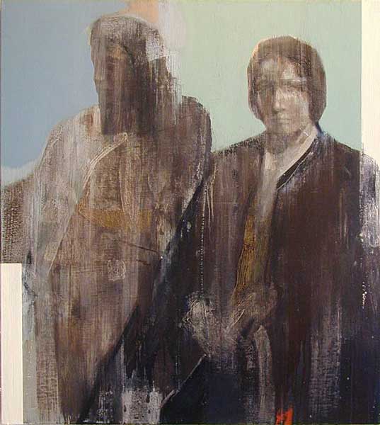 Kenneth Blom · Hun ser · 1999 · 100 x 90 cm